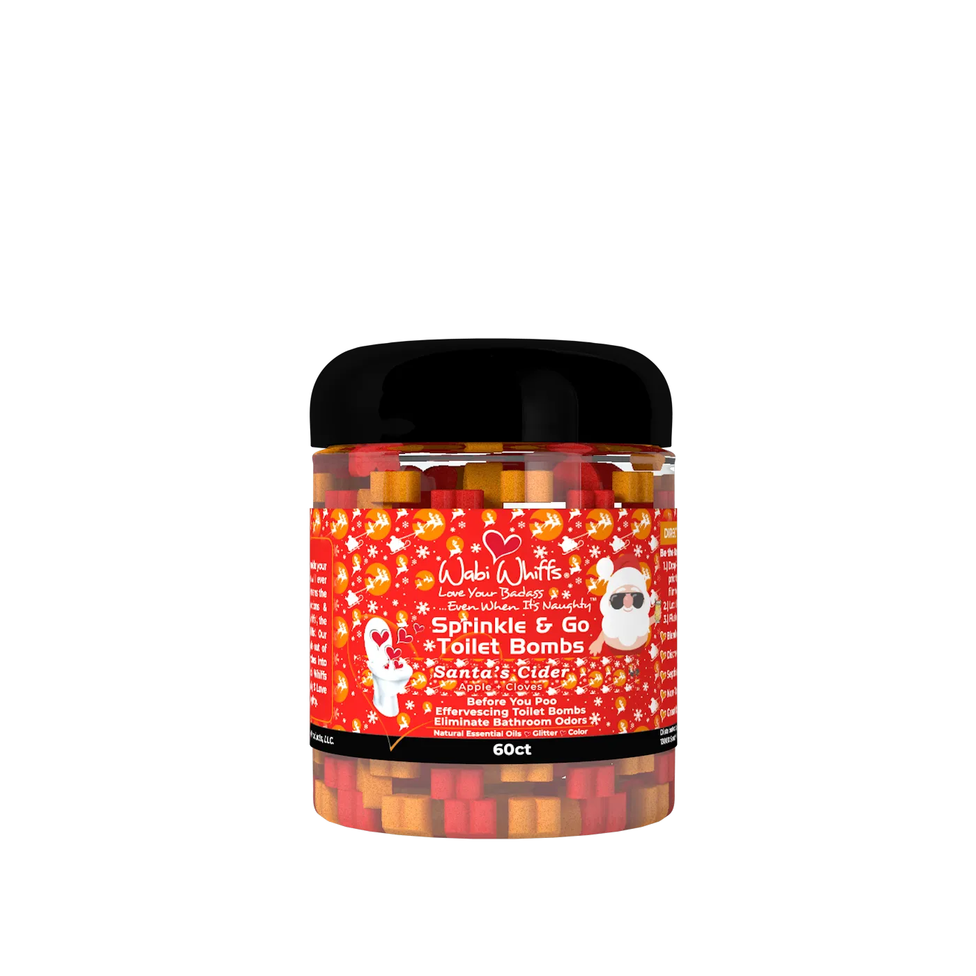 60ct Santa's Cider Fizzing Toilet Bombs